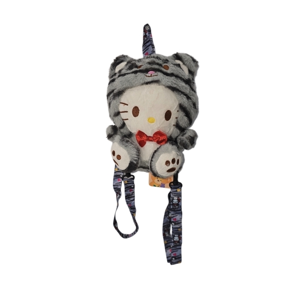 Sanrio Hello Kitty Plush Adjustable & Removable Strap Mini Backpack New